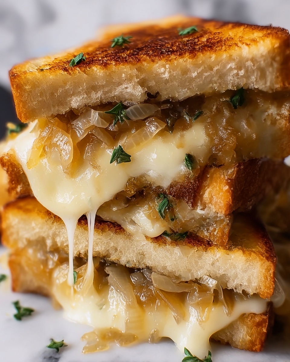 French Onion Grilled Cheese Recipe - Recipe Image