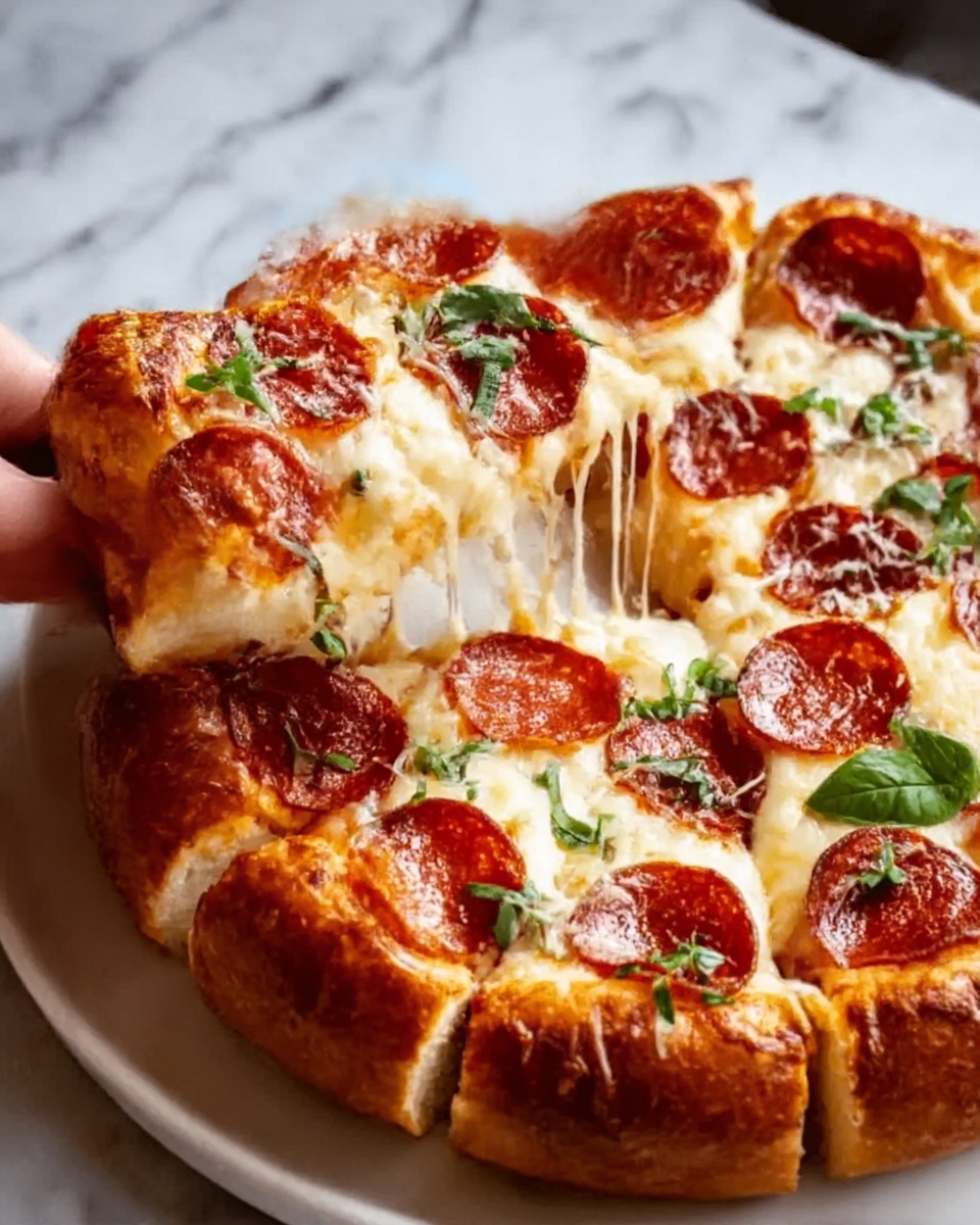 Delicious Pull-Apart Pizza Bread Recipe - Recipe Image