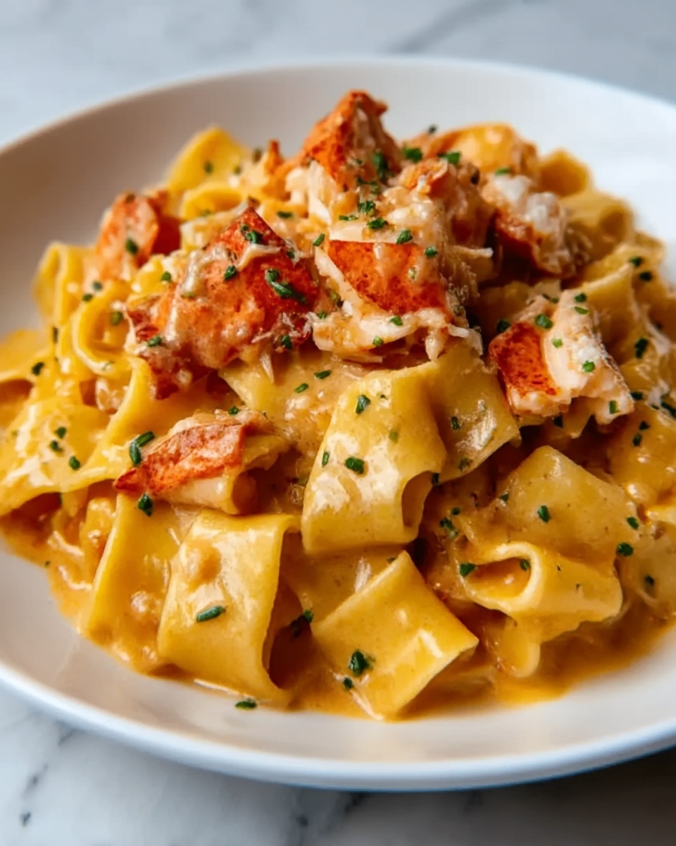Creamy Tomato and Lobster Pasta Recipe - Recipe Image
