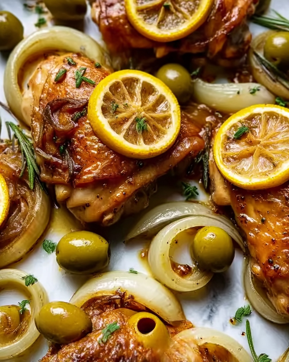 Mediterranean Lemon Chicken with Artichokes and Olives Recipe - Recipe Image