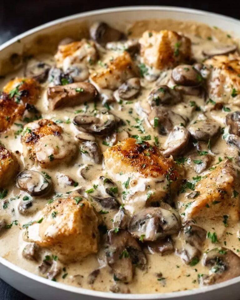 Epic Creamy Chicken & Mushroom Stroganoff Recipe