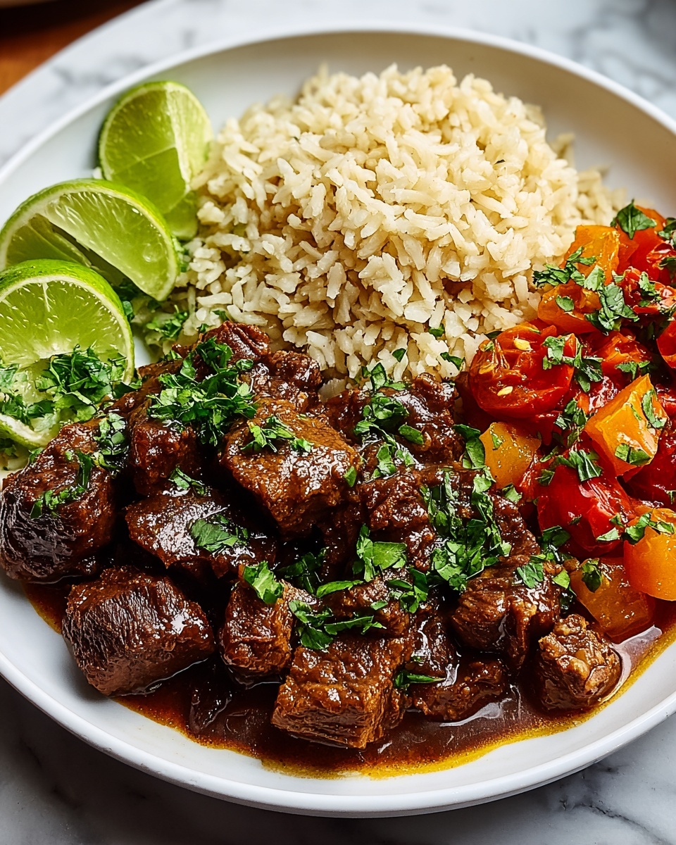 Carne Guisada (Braised Beef) Recipe - Recipe Image