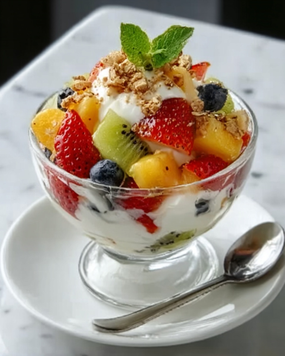 Bright and Refreshing Breakfast Fruit Salad Recipe - Recipe Image