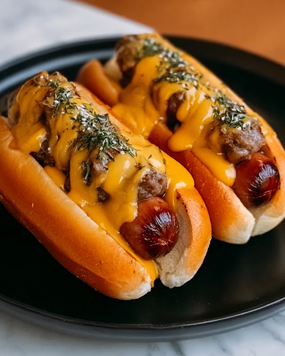 Air Fryer Grilled Cheese Hot Dogs Recipe - Recipe Image