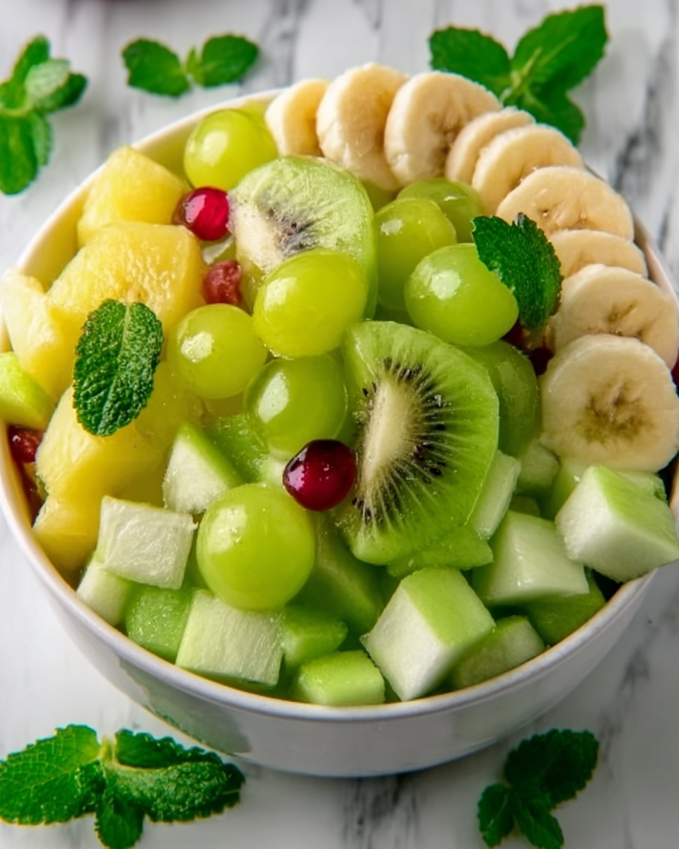Leprechaun Fruit Salad Recipe - Recipe Image