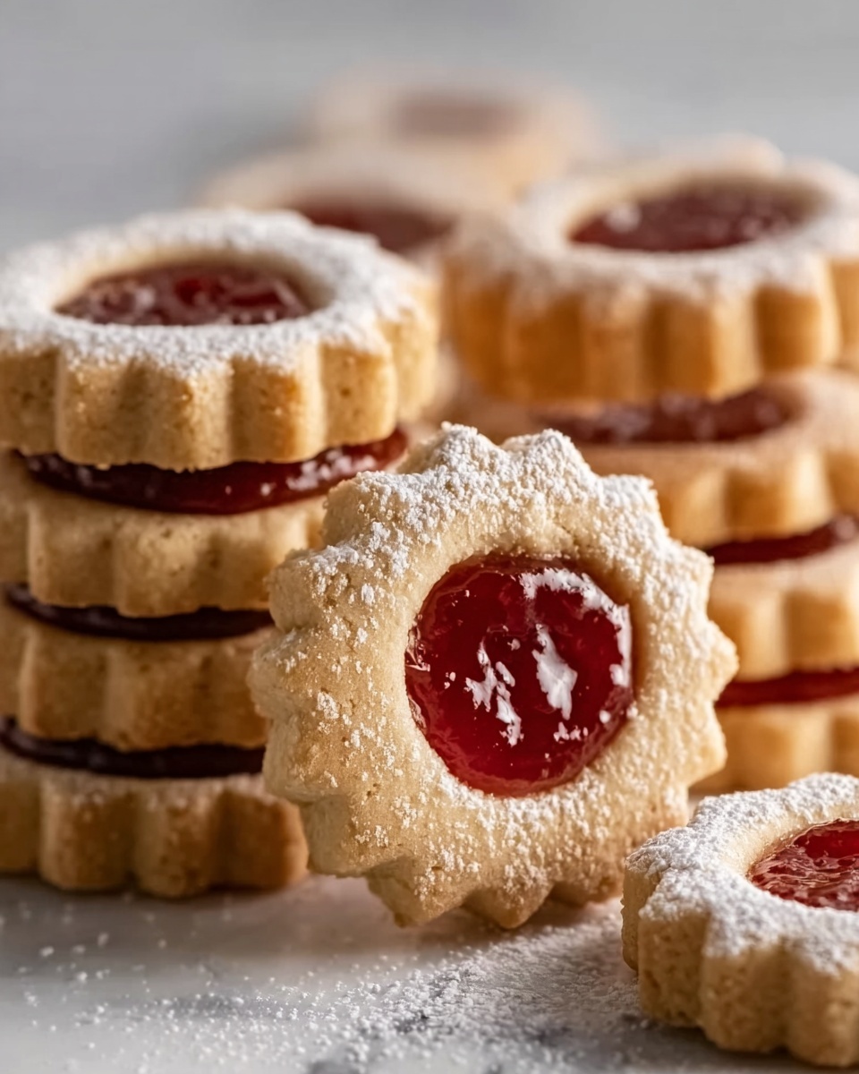 Dulce de Leche Linzer Cookies Recipe - Recipe Image