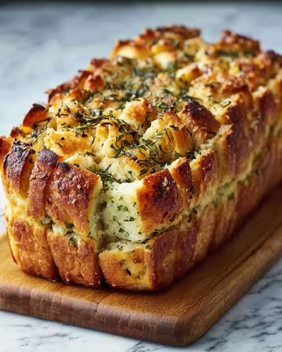 Garlic Herb and Cheese Pull-Apart Bread Recipe - Recipe Image