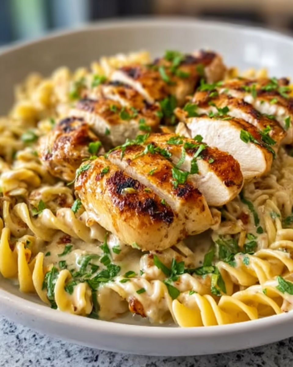 Creamy Tuscan Chicken with Orzo Recipe - Recipe Image