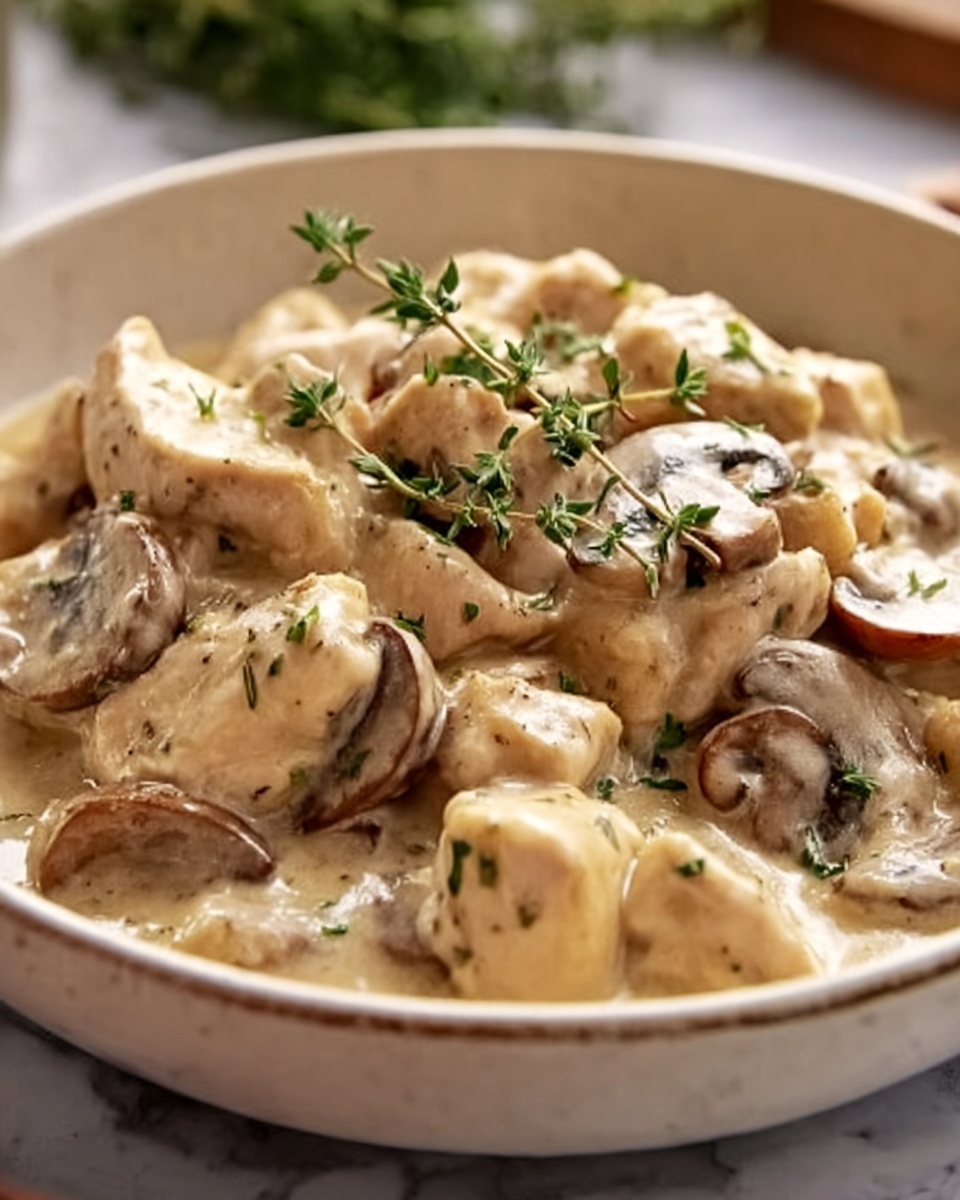 Chicken Mushroom Stroganoff Recipe - Recipe Image