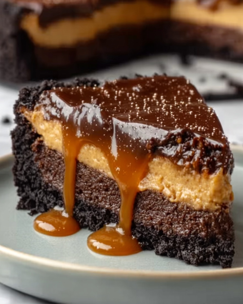 Caramel Brownie Pie Recipe - Recipe Image