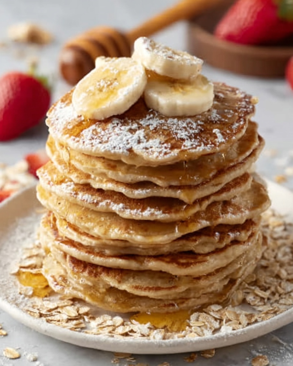 Oatmeal Protein Pancakes Recipe - Recipe Image