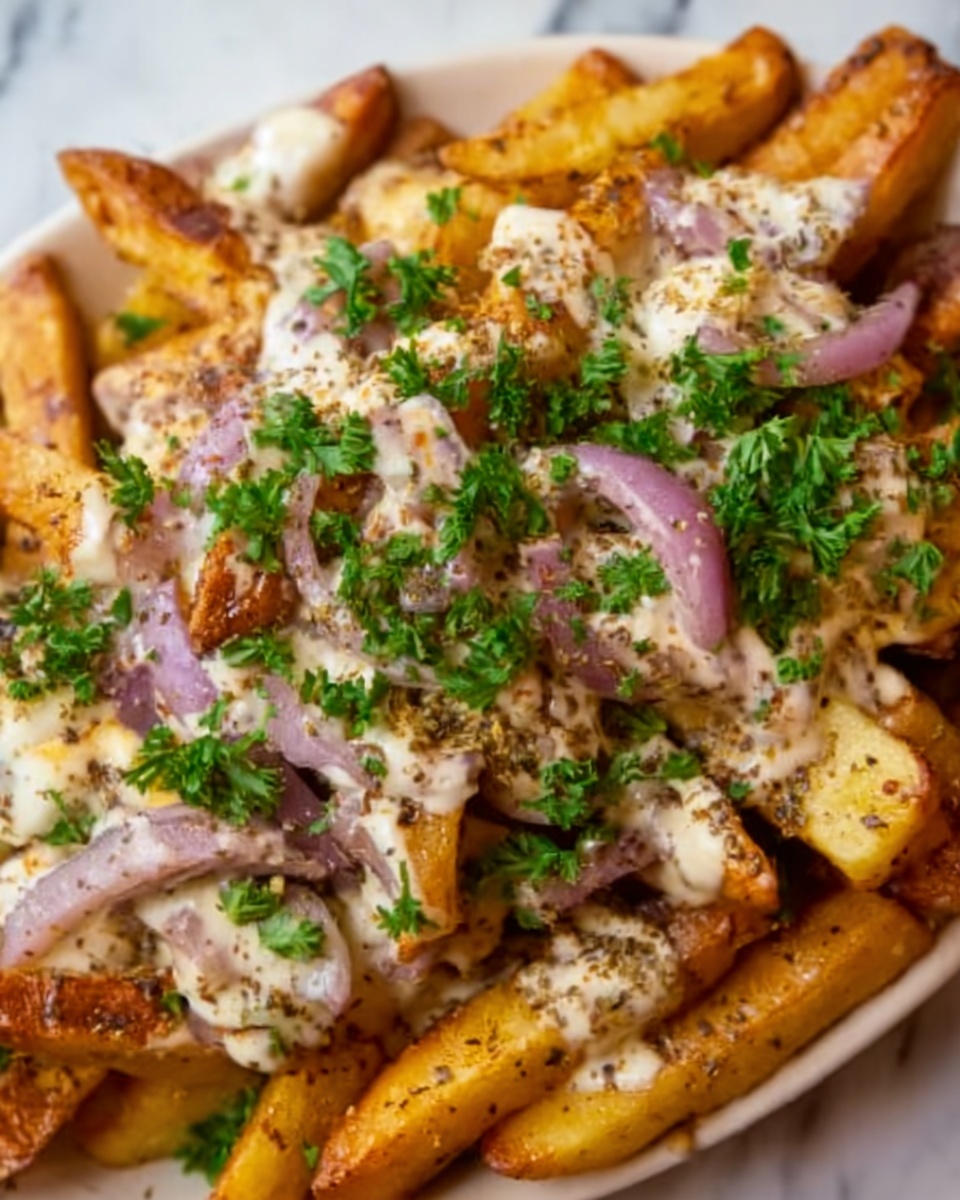 Za’atar Fries with Tahini Sauce Recipe - Recipe Image