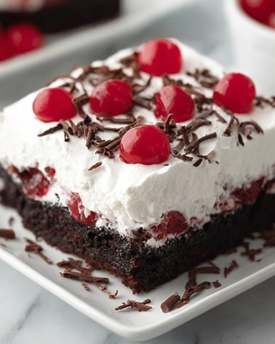 Black Forest Poke Cake Recipe - Recipe Image
