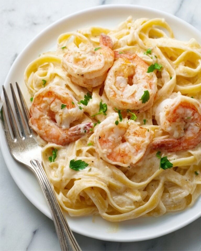 Shrimp Fettuccine Alfredo Recipe