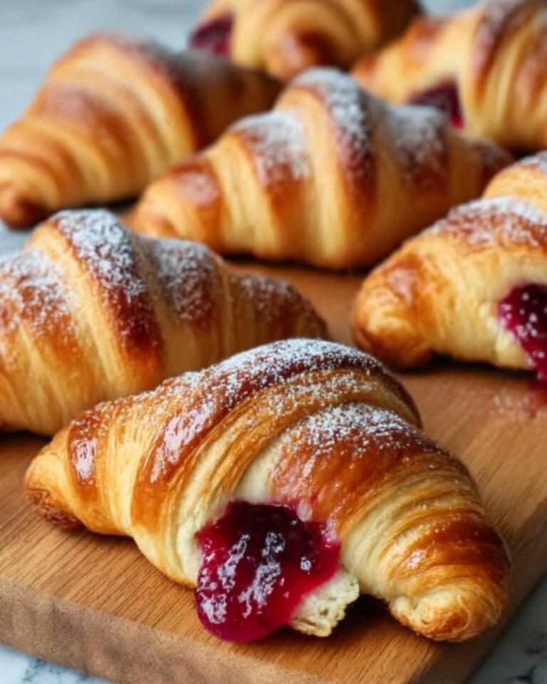 Almond Crescents with Raspberry Jam Recipe