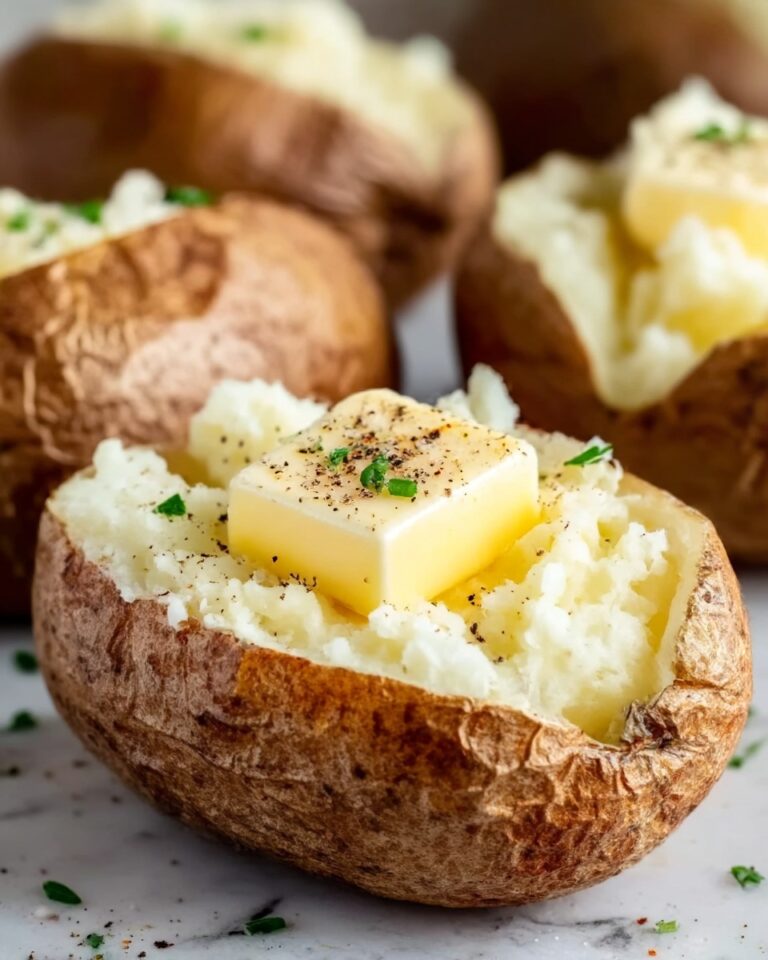 Crispy Baked Potatoes with Toppings Recipe