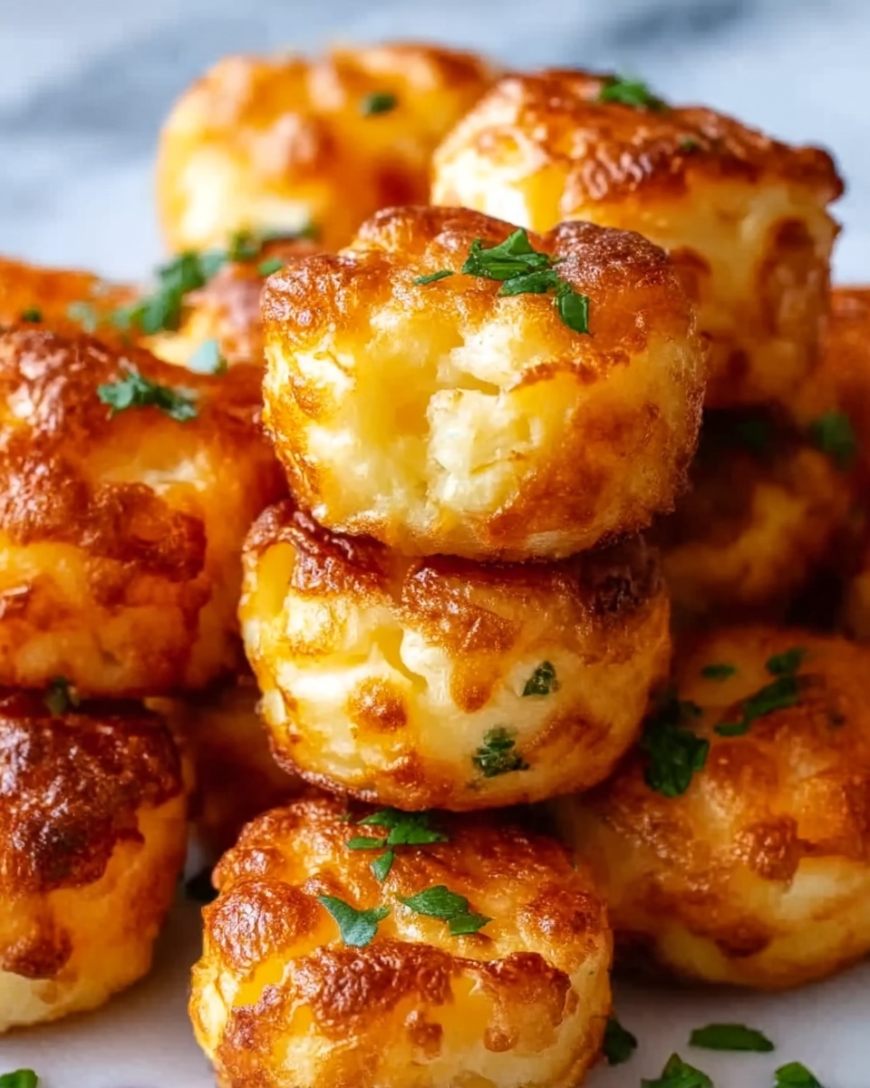 Cheesy Mashed Potato Puffs Recipe - Recipe Image