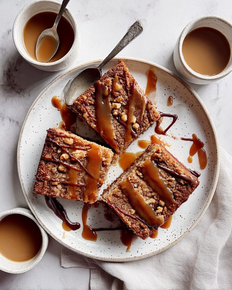 Miso Caramel Blondie Sundae Recipe