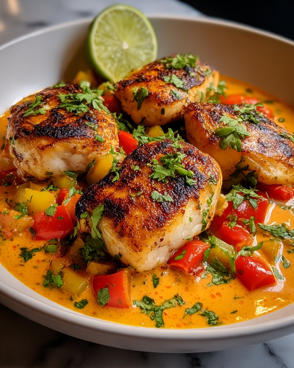 Spicy Brazilian Coconut Chicken Recipe - Recipe Image