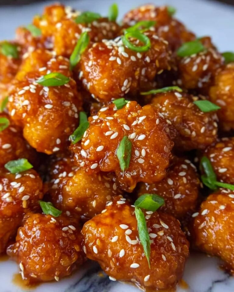 Sesame Glazed Baked Cauliflower Recipe