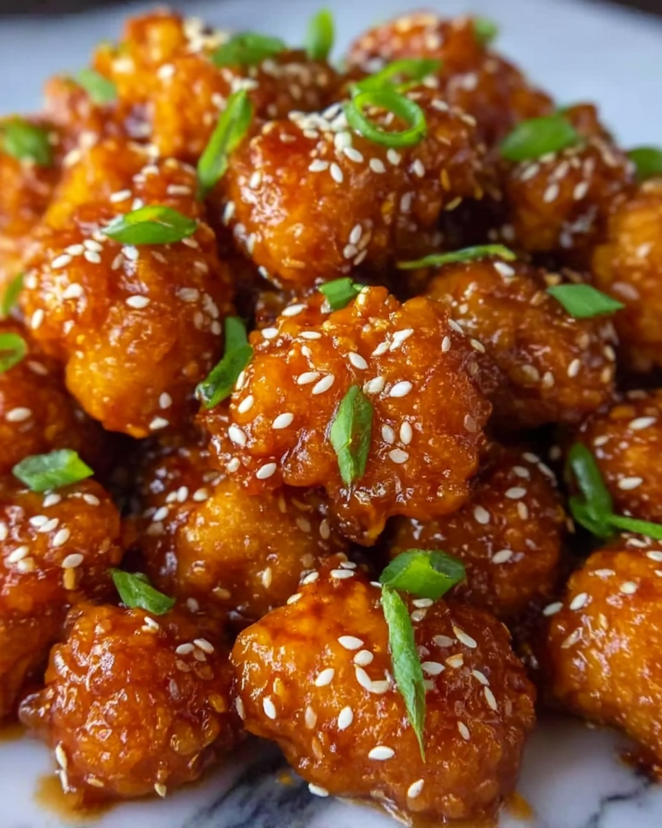 Sesame Glazed Baked Cauliflower Recipe - Recipe Image