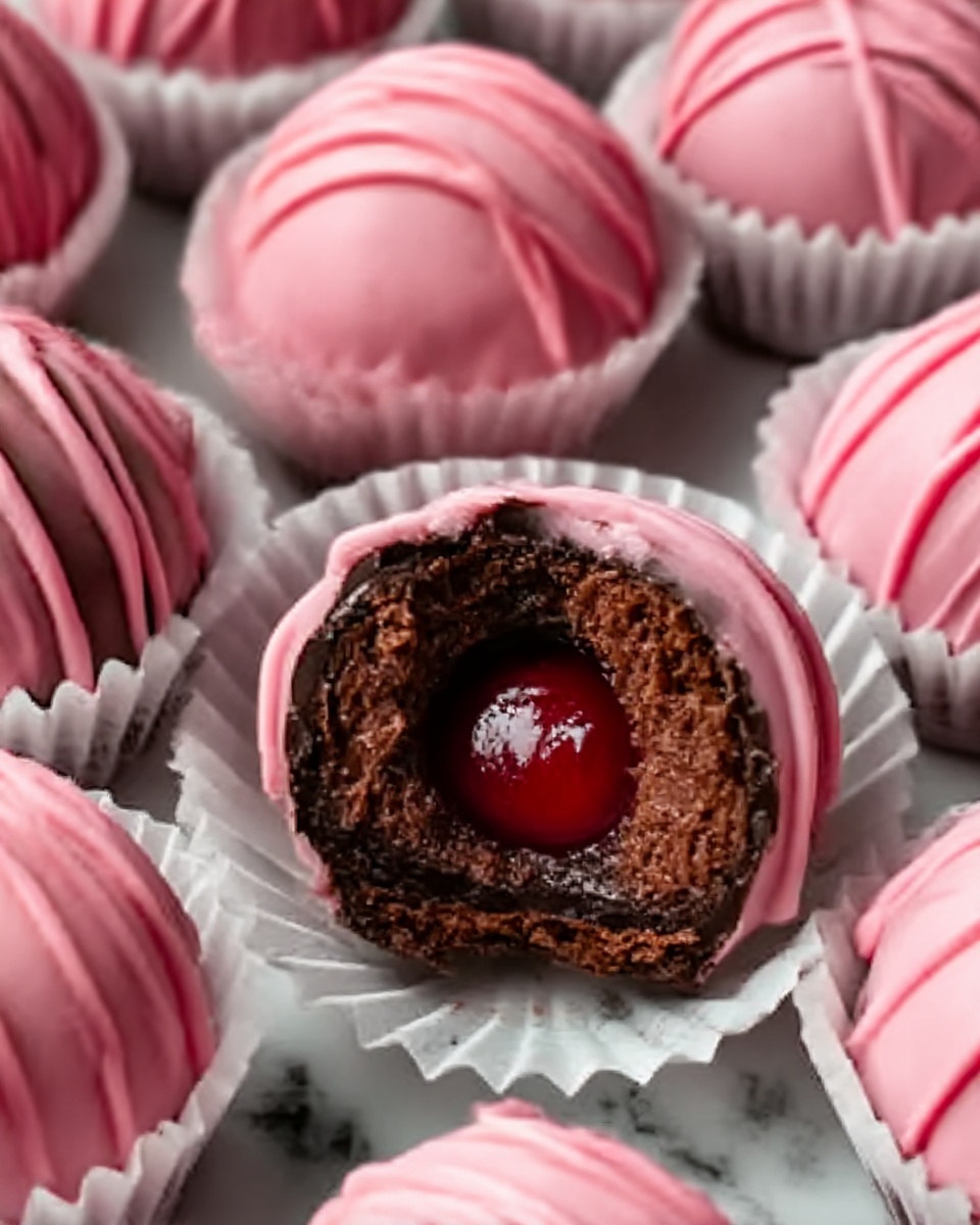 Cherry Mash Truffles Recipe - Recipe Image