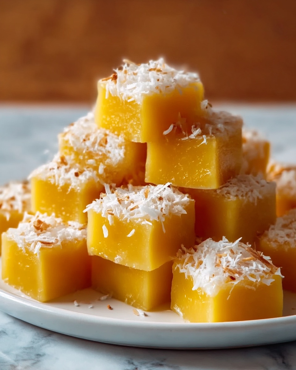 Irresistible Coconut Pineapple Bites: Tropical & Sweet Recipe - Recipe Image