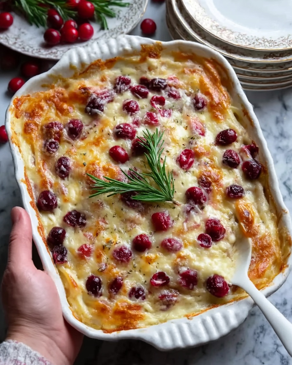 Baked Cranberry Cream Cheese Dip Recipe - Recipe Image