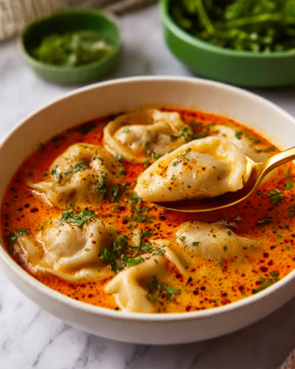Coconut Curry Soup with Vegan Dumplings Recipe - Recipe Image