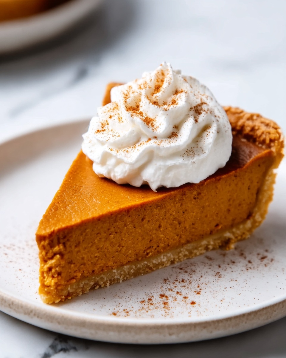 Crustless Pumpkin Pie Recipe - Recipe Image