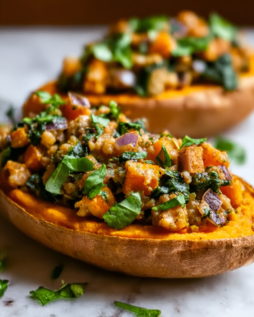 Stuffed Sweet Potatoes with Marshmallows and Cinnamon Recipe - Recipe Image