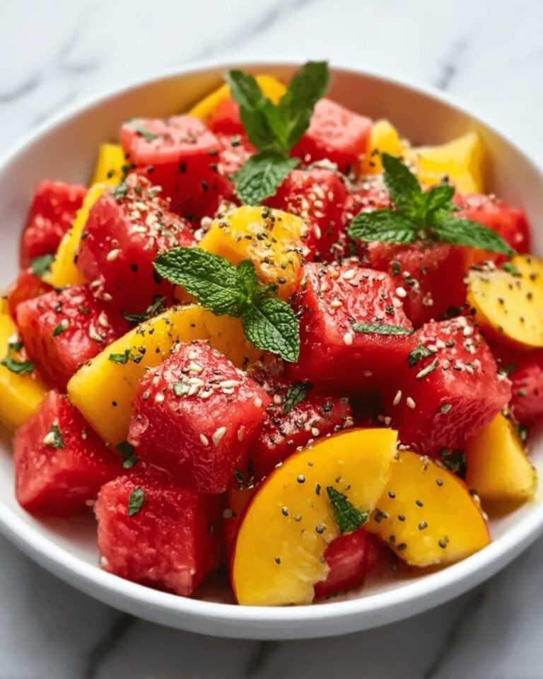 Peach Watermelon Salad: An Amazing Ultimate Recipe