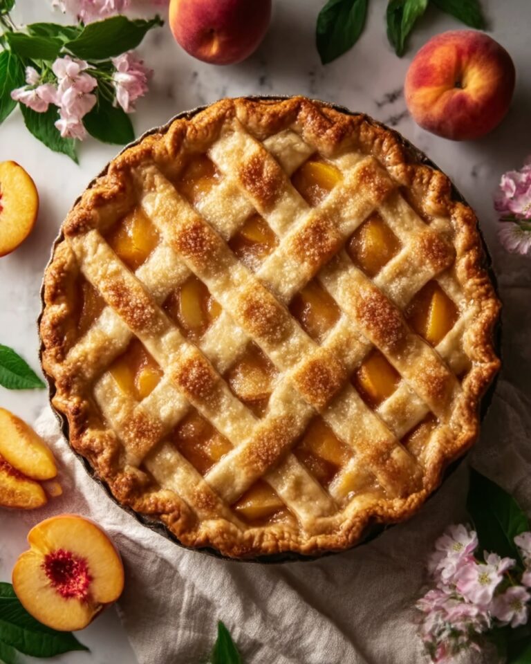 Brown Butter Strawberry Peach Pie Recipe