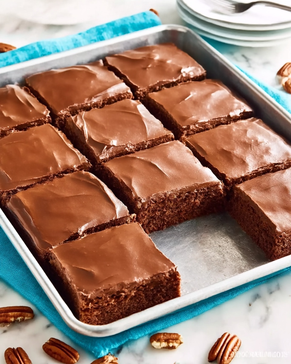 Easy Texas Sheet Cake Recipe - Recipe Image