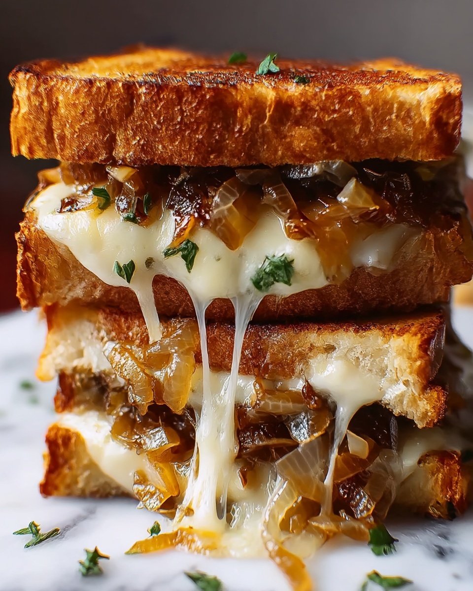 French Onion Grilled Cheese Recipe - Recipe Image
