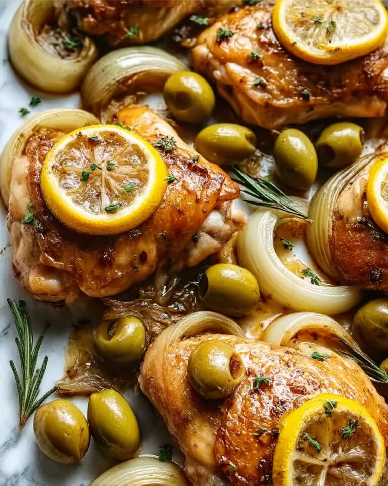 Mediterranean Lemon Chicken with Artichokes and Olives Recipe