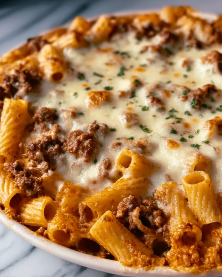 Baked Rigatoni with Sausage and Boursin Cheese Recipe