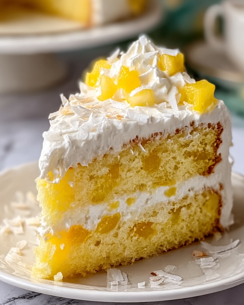 Pineapple and Coconut Dream Cake Recipe - Recipe Image