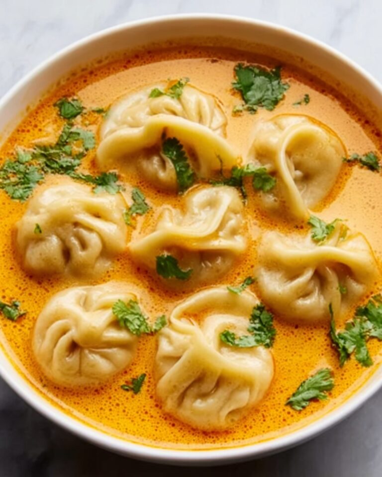 Thai Red Curry Dumpling Soup Recipe