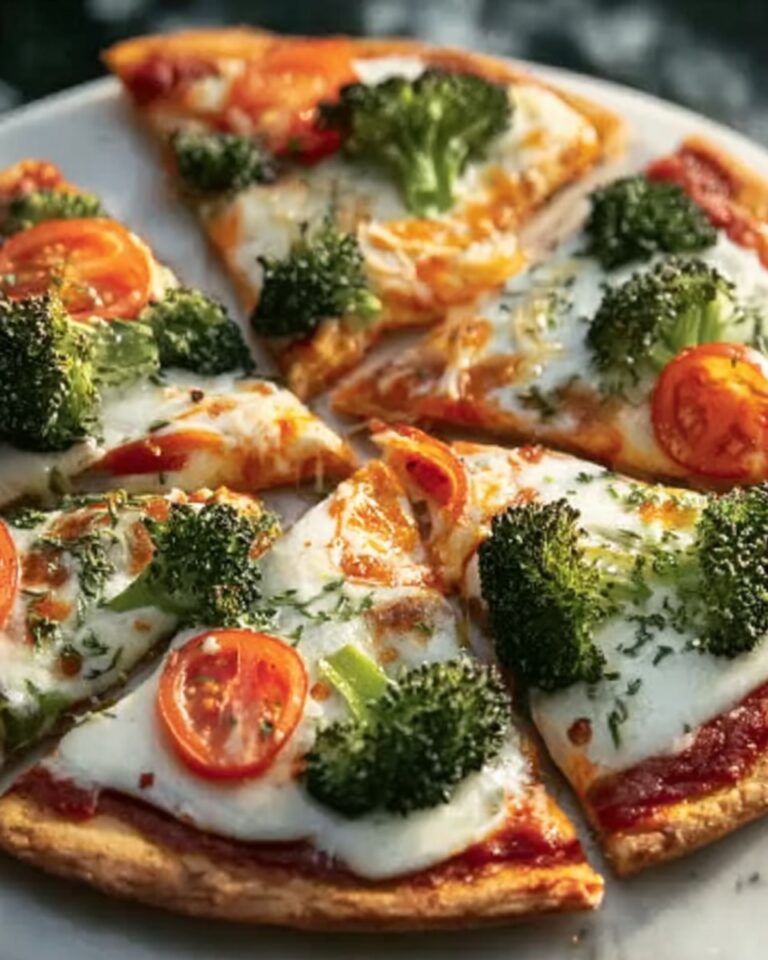 Veggie Pizza with Creamy Ranch Drizzle Recipe