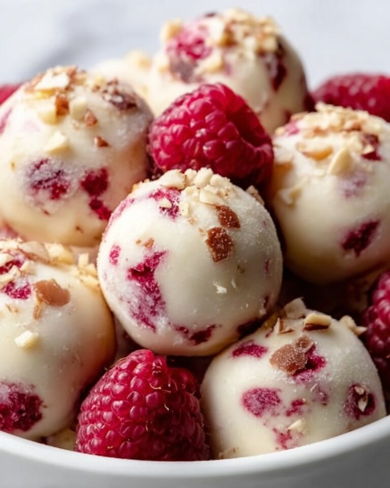White Chocolate Raspberry Cheesecake Balls Recipe