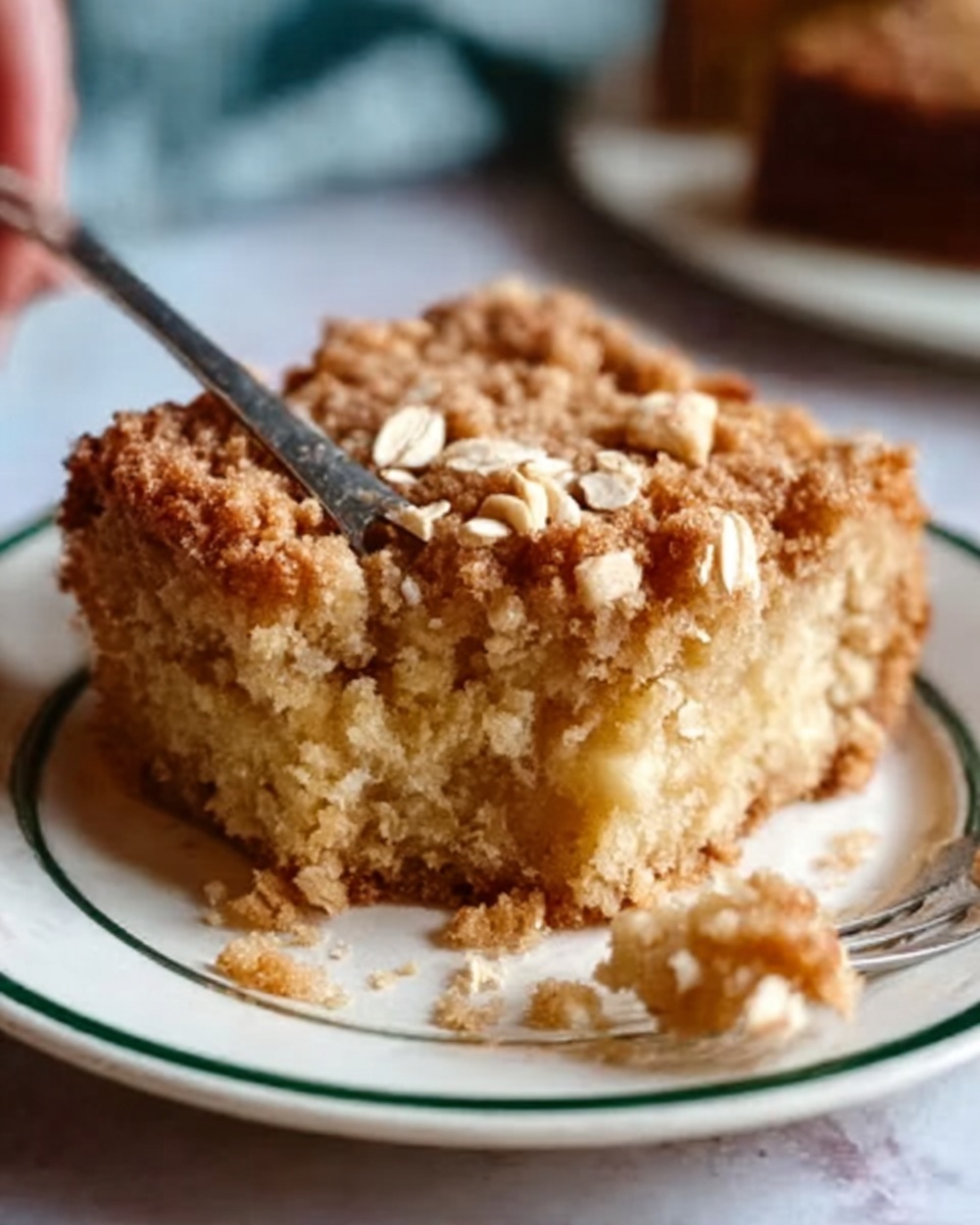 Healthy Breakfast Oatmeal Apple Cake Recipe - Recipe Image