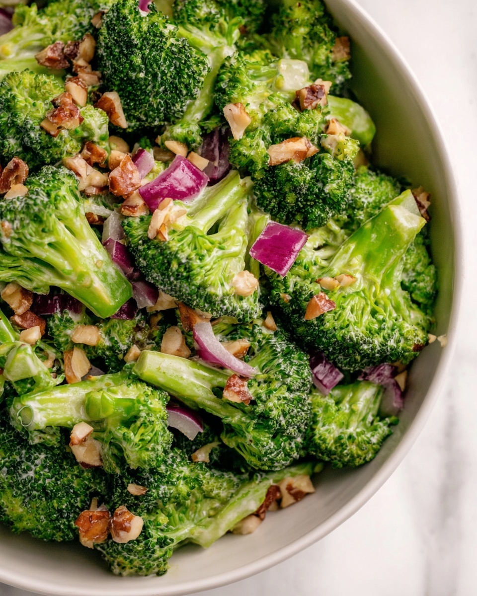 Raw Vegan Broccoli Salad with Carrots, Cranberries, and Cashew Dressing Recipe - Recipe Image