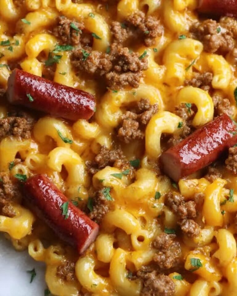 Loaded Chili Cheese Dog Pasta Recipe