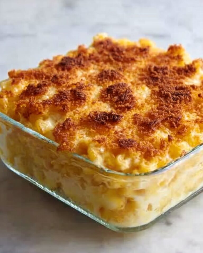 Southern Macaroni and Cheese Casserole Recipe