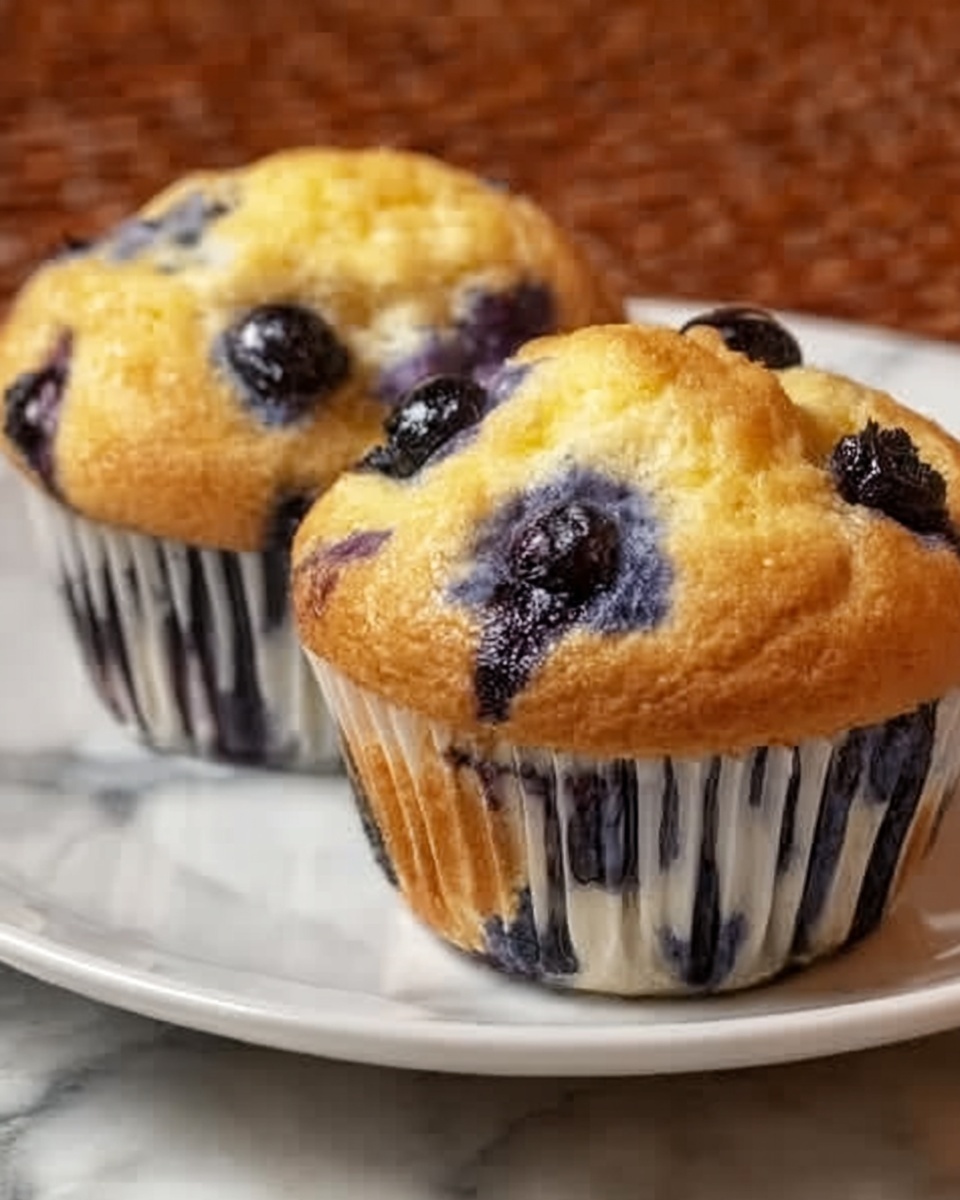 Keto Low-Carb Almond Flour Yogurt Blueberry Muffins Recipe - Recipe Image