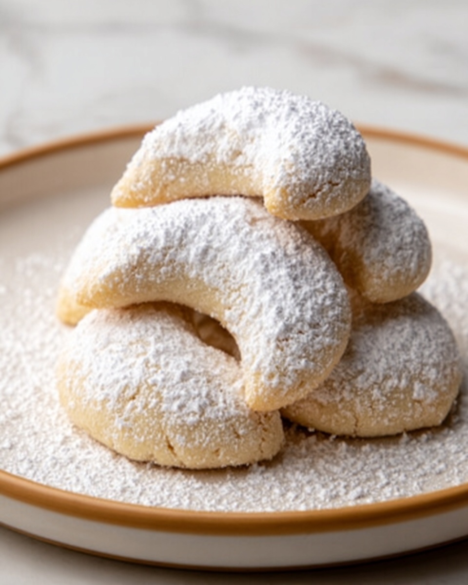 Almond Crescent Cookies Recipe - Recipe Image
