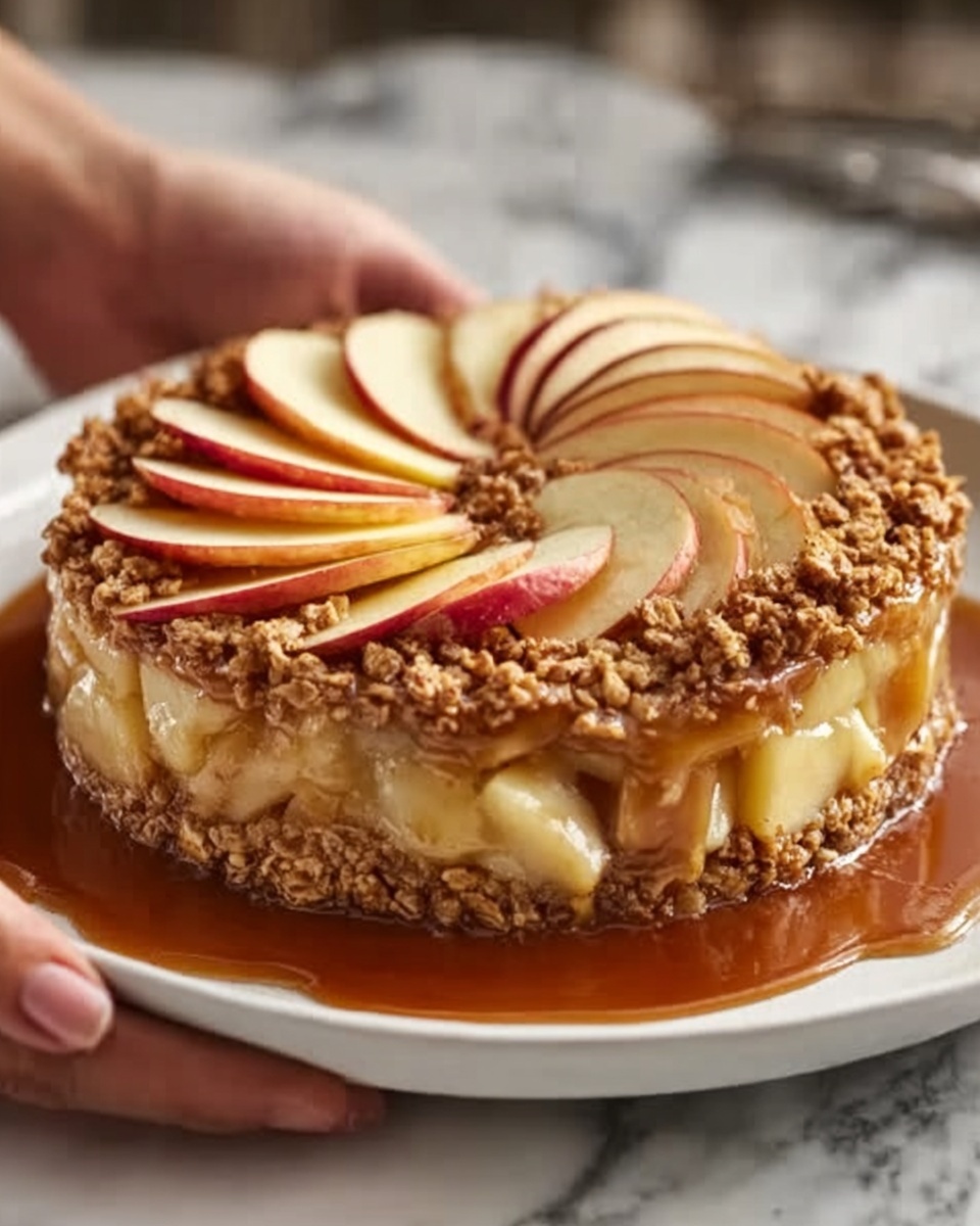 Amish-Style Apple and Cinnamon Baked Oatmeal Recipe - Recipe Image