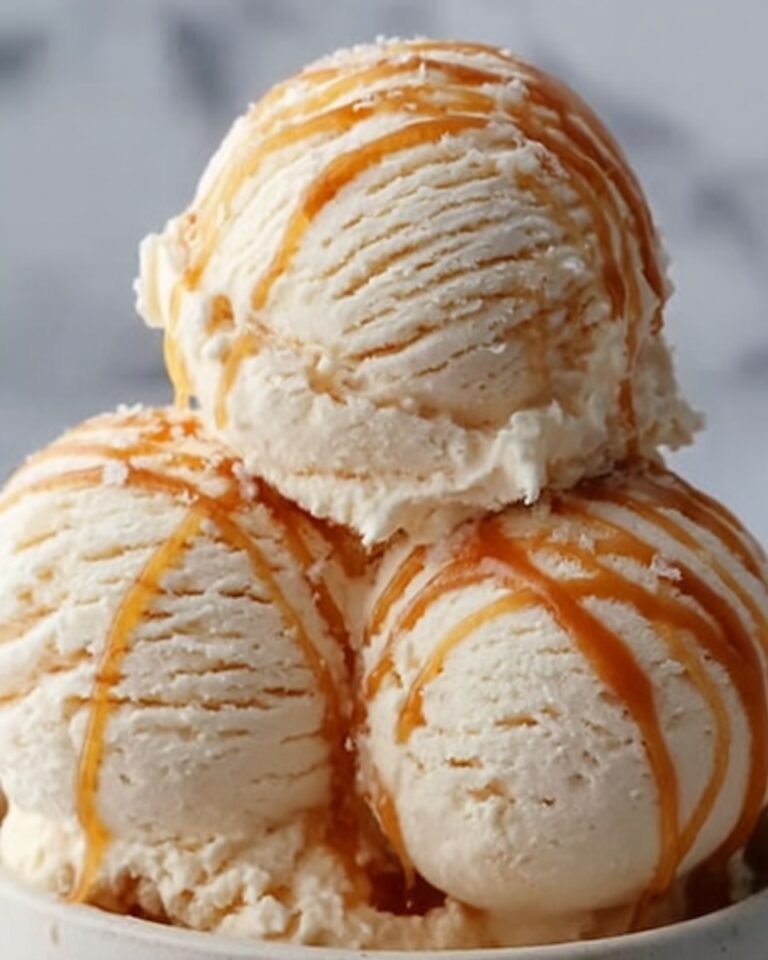 Homemade Salted Caramel Ice Cream Recipe