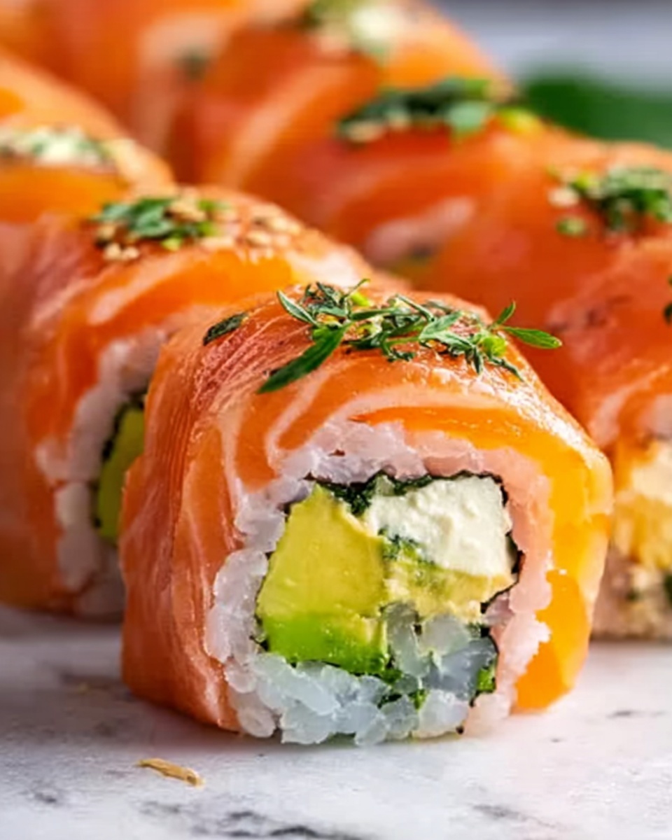 Lemon Basil Salmon Rolls Recipe - Recipe Image